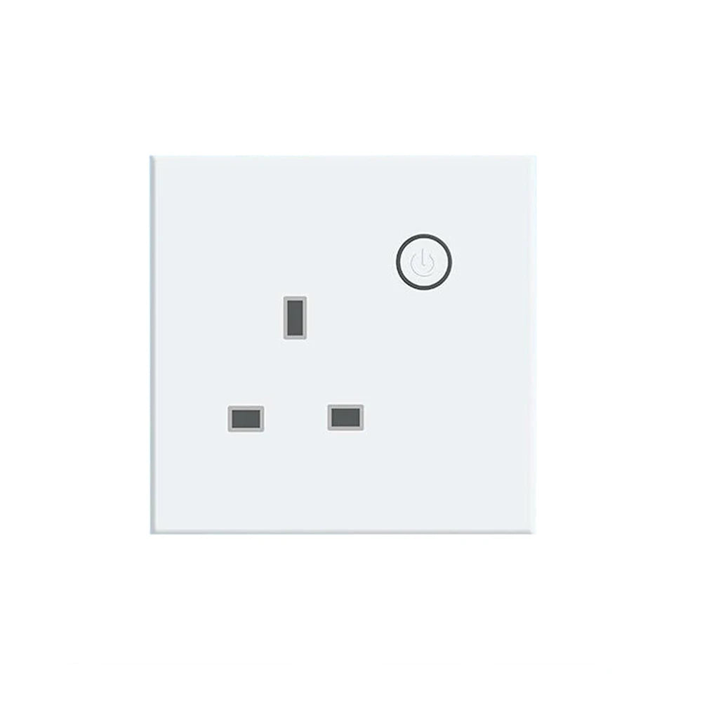 Tuya Smart WiFi UK Socket Intelligent APP/Voice Remote Control Timer Wall Socket Energy Monitoring Work with Alexa Google Home Vue