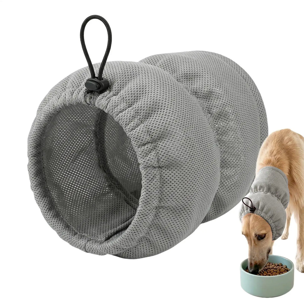 Adjustable Breathable Non-Slip Dog Cooling Hood, Summer Cool Collar for Small to Large Breeds, Outdoor Indoor Beach Play Sleep Vue M