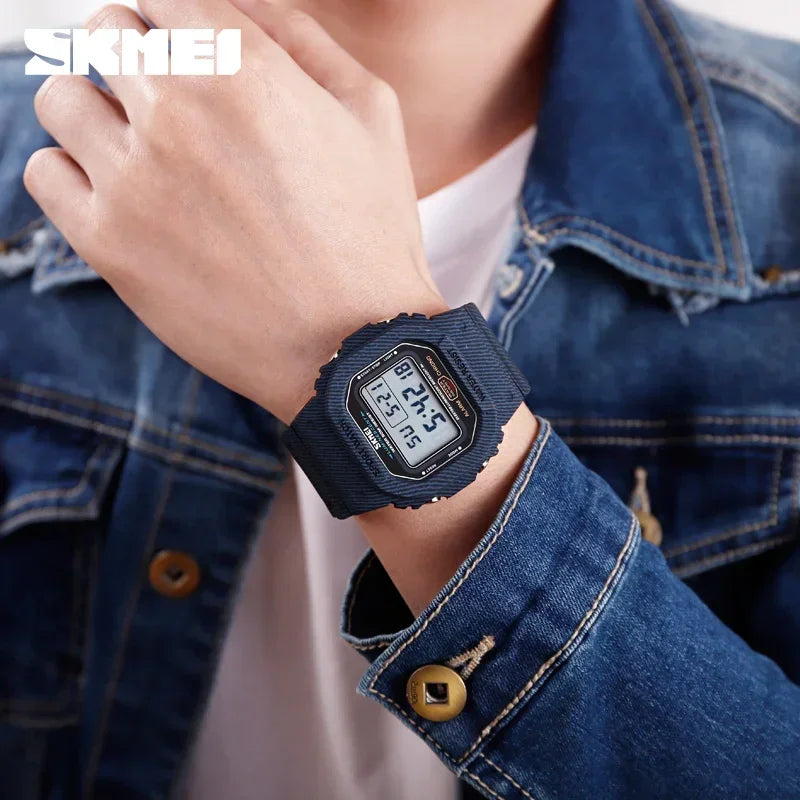 SKMEI 1471 Men's Military LED Digital Sport Watch | Waterproof Digital Sport Watch Vue