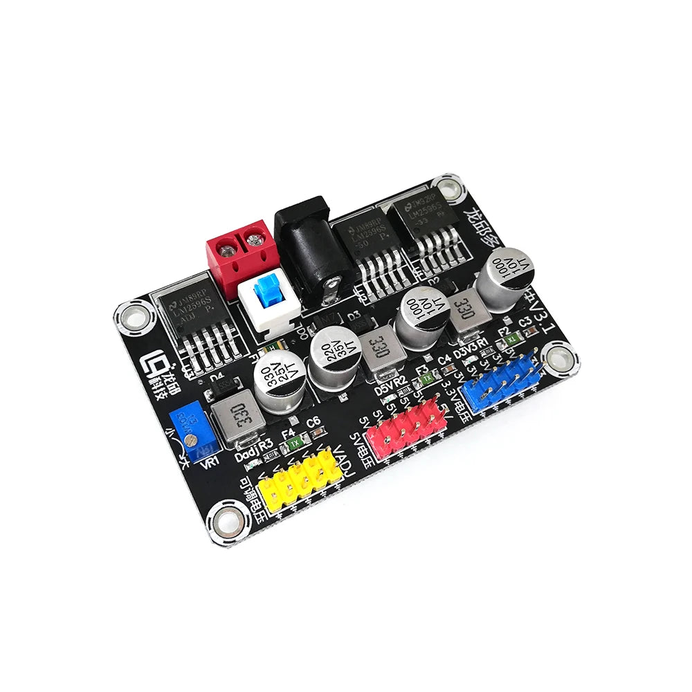 DC 3.3V DC 5V Adjustable Voltage Regulator Power Supply Module Electric Racing Intelligent Car Test Power Supply Board Vue