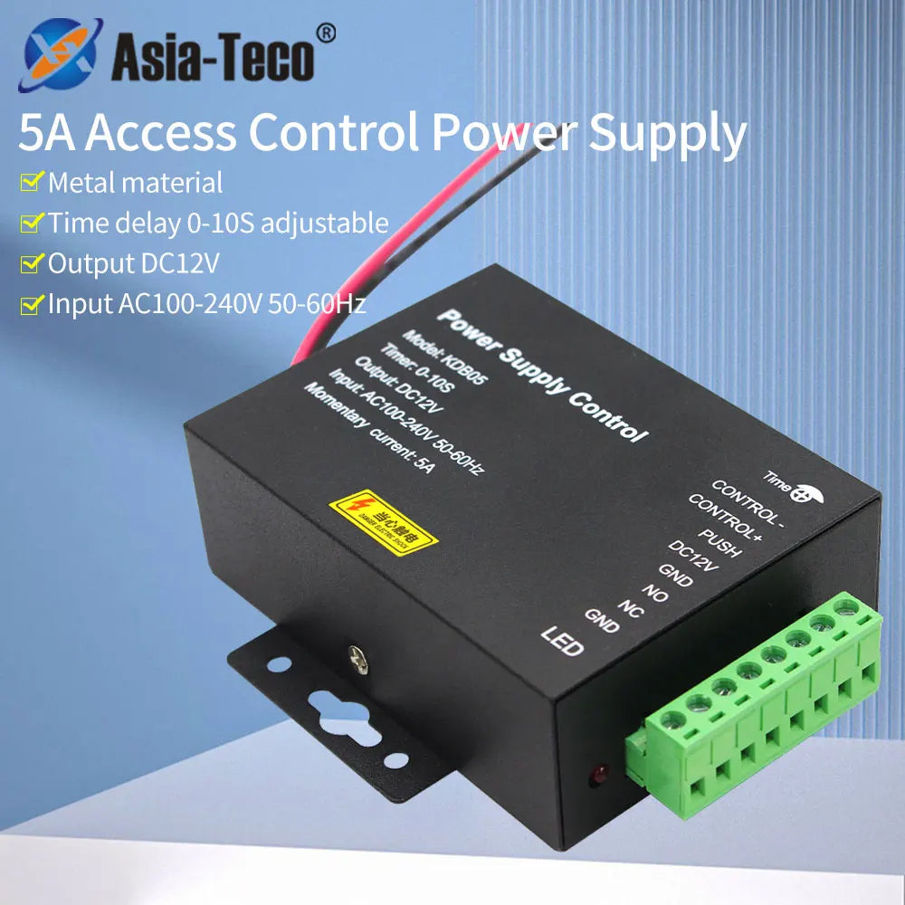 Door Access Control System Switch Power Supply DC 12V 3.5A 5A AC 90~260V for Fingerprint Access Control Machine Vue