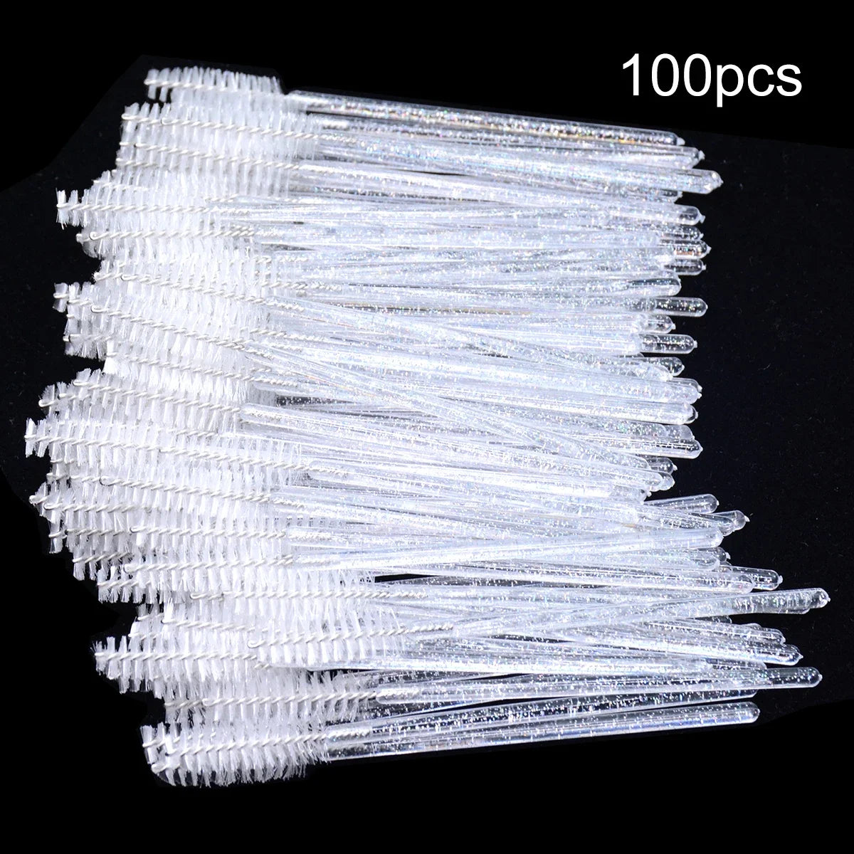 100pcs Eye lash comb For Eyelash Spoolies Extension Makeup Disposable Eyelash BrushesMicro Lash Mascara Wands Combs Wholesale Vue