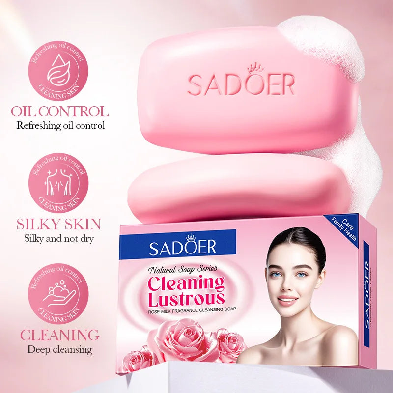 100g Milk-Based Handmade Soap, Easy to Rinse Off, Deeply Cleanses Skin Impurities, Provides a Refreshing Oil-Control Effect, Leaving Skin Clean, Smooth, and Not Dry. Long-Lasting Pleasant Fragrance - Home Care. Vue