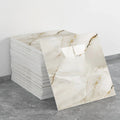 10PCS 30X30CM Faux Marble Wall Sticker Waterproof Oil Proof Self Adhesive for Kitchen Bathroom Tile Countertop Refurbishment Vue 30X30CM Beige-10PCS
