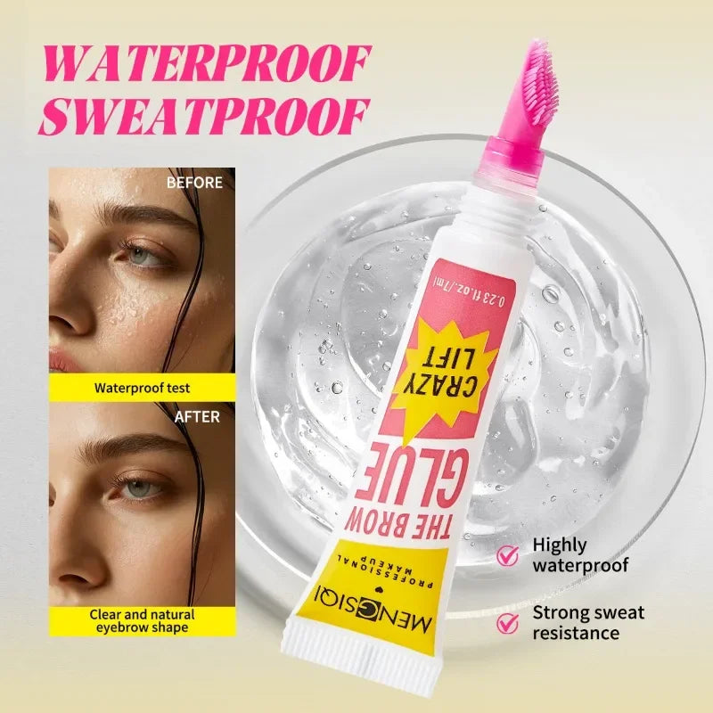 Eyebrow Gel Long-lasting Fixed Eyebrow Waterproof Quick-dry Hose Transparent Eyebrow Gel Makeup Eye Makeup Vue