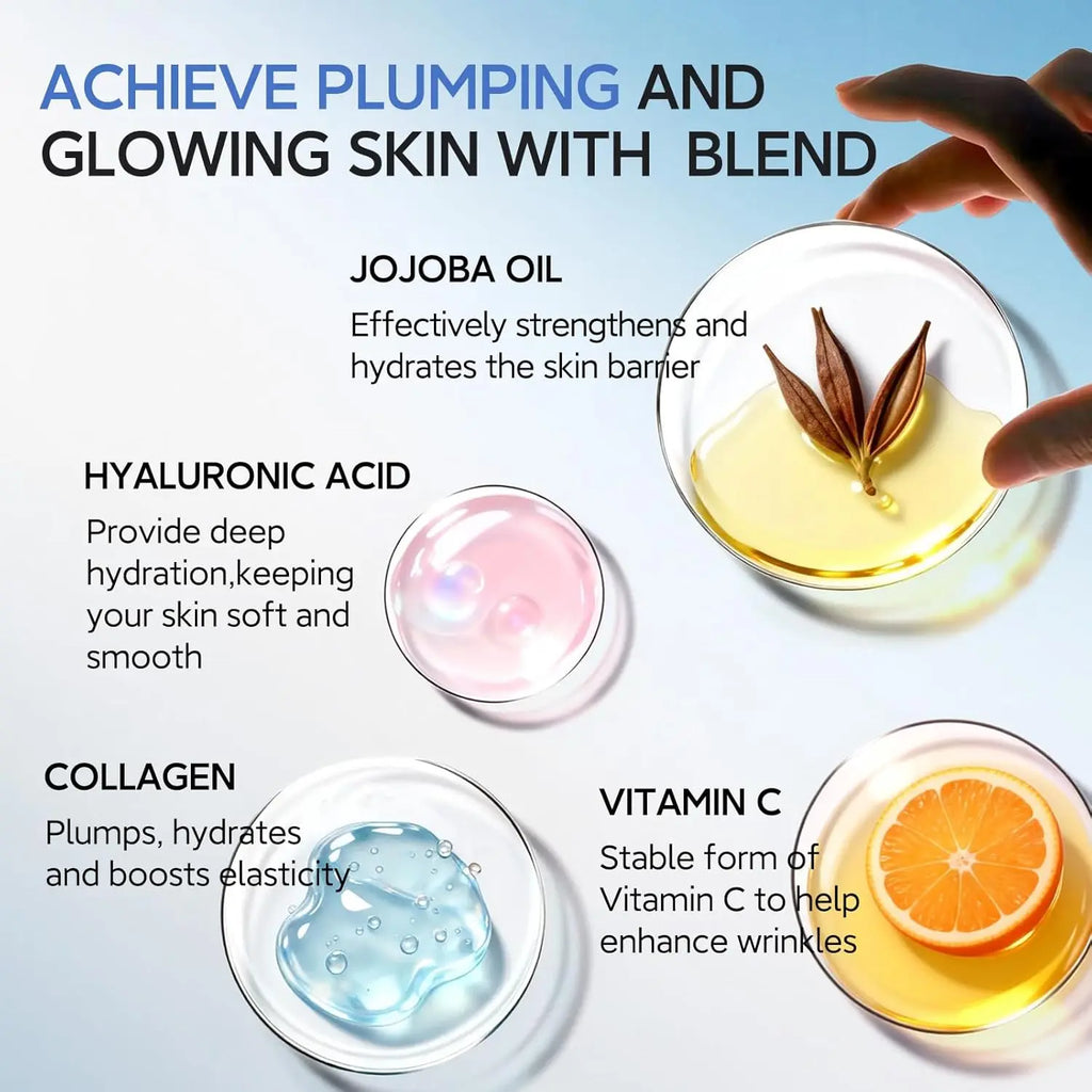 New Blue Copper Peptide Capsule Face Serum Wrinkle Remove Essence Tightens Night Moisturizing Radiant Rejuvenation Skin Care Vue