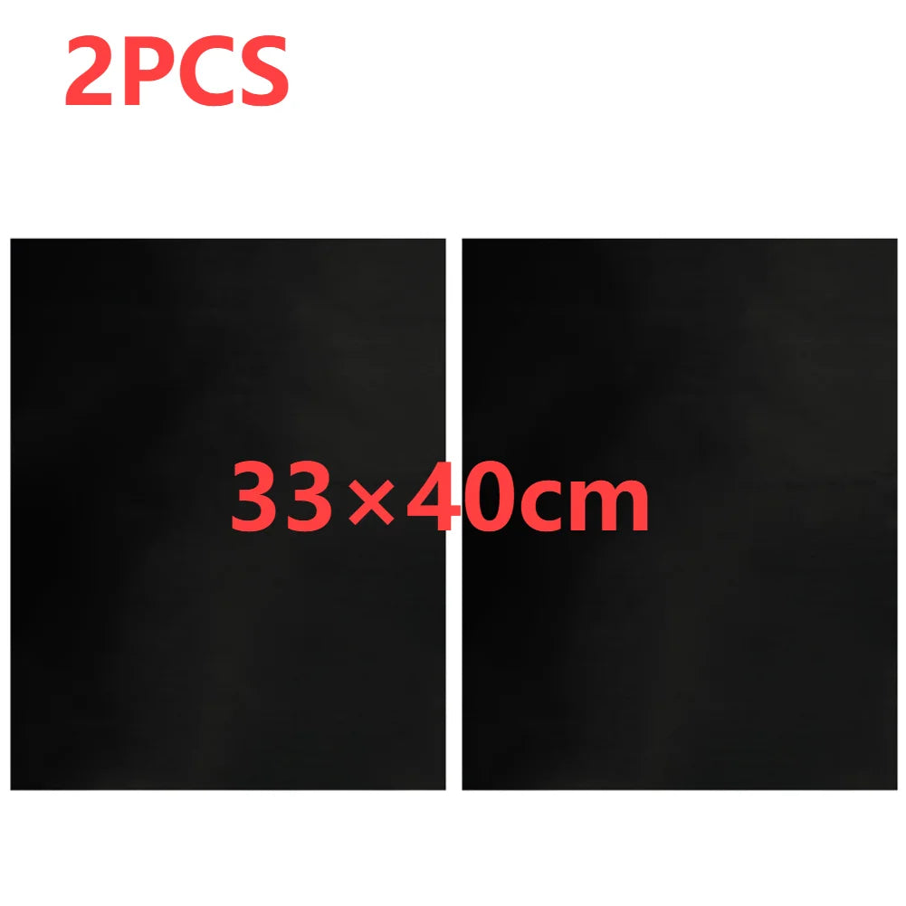 Reusable Non-Stick BBQ Grill Mats & Oven Liners Set BBQ Grill Mat Vue 2PCS 33x40cm China Mainland
