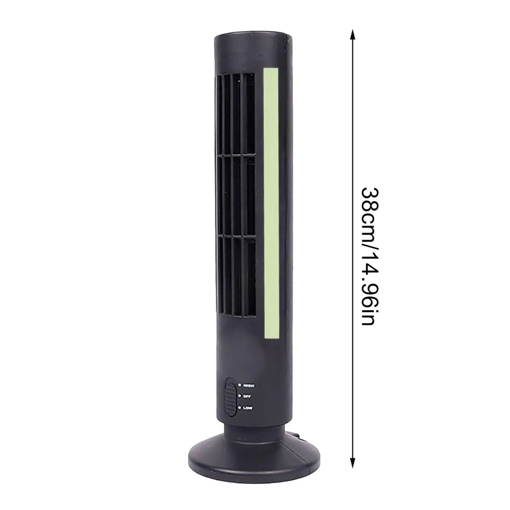 Versatile Portable Tower Fan, Low Noise & Space Saving, Plug-in Quiet Air Cooler for Bedroom, Office, Garage, Patio, Dorm Home Vue