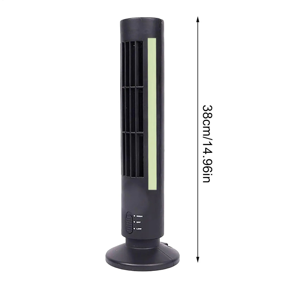 Versatile Portable Tower Fan, Low Noise & Space Saving, Plug-in Quiet Air Cooler for Bedroom, Office, Garage, Patio, Dorm Home Vue