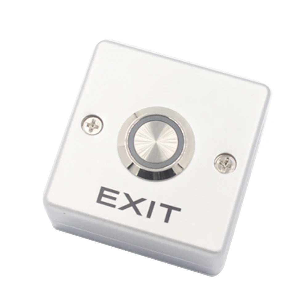 Z53LS Waterproof Door Exit Button Release Push Switch For Backlight Aluminium Alloy Access Control kits Electric Lock Opener Vue