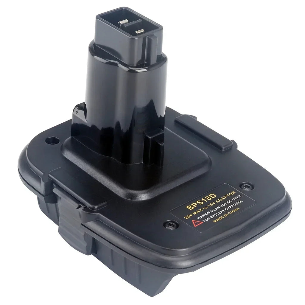 Converter for Dewalt/Black&Decker/Stanley 20V Lithium Batteries, for Dewalt 18V Battery Power Tools BPS18D Adapter Converter Vue black China Mainland