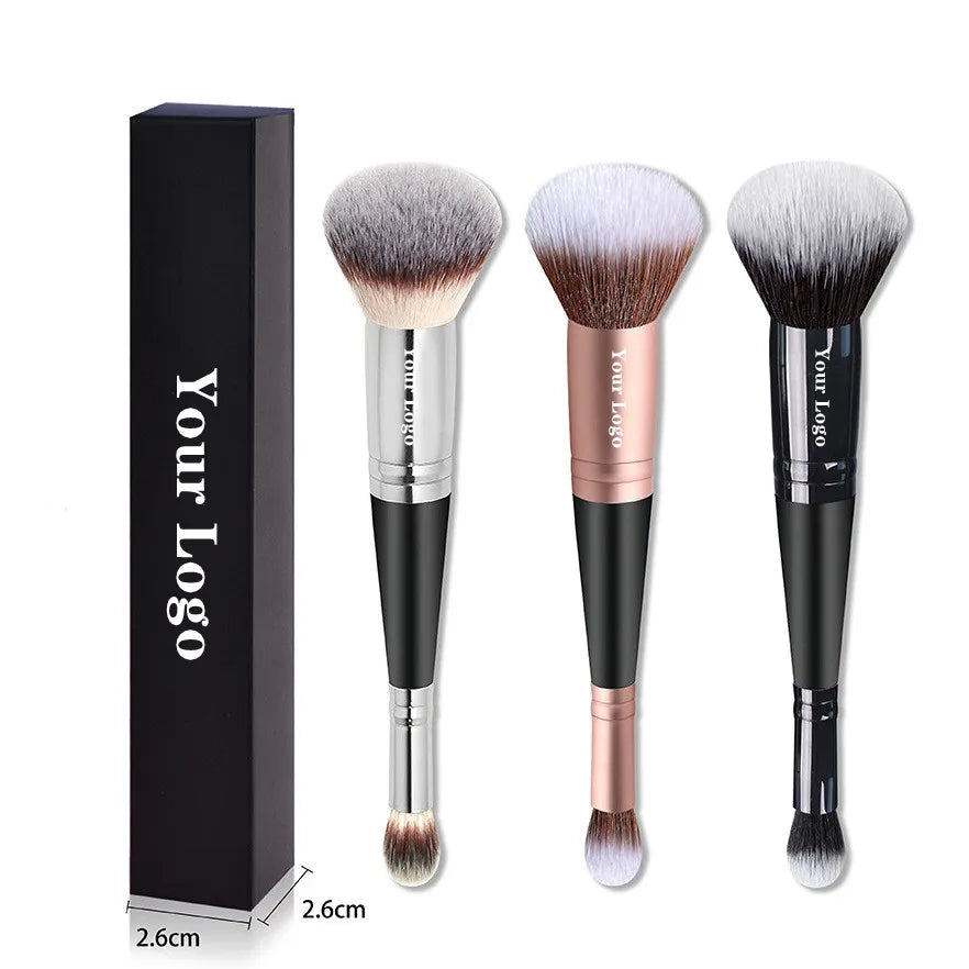 Custom Logo Makeup Brushes Large Powder Foundation Make up Brushes Cruelty Free Concealer Makeup Brush Wholesale Bulk 20pcs/lot Vue