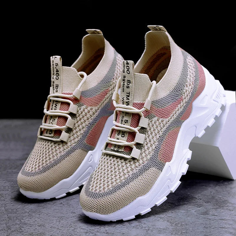 Women's Breathable Mesh Chunky Sole Casual Sneakers Casual Sneakers Vue