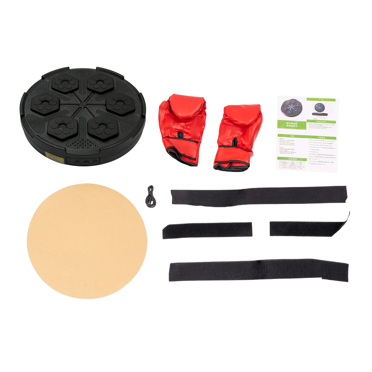 Smart Bluetooth Boxing Machine – LED Punching Target & Gloves Boxing Punching Target Vue