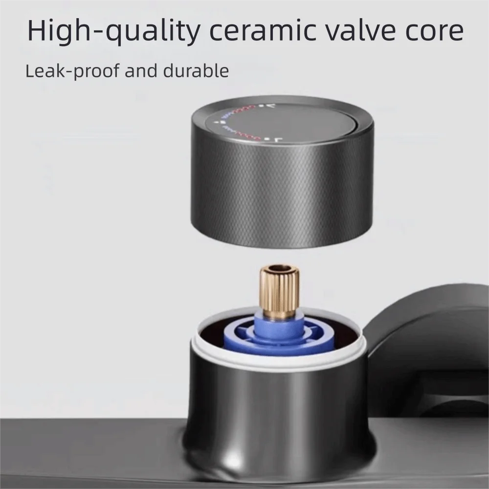 Durable Material 3-Way Bath Shower Mixer Valve Smooth Temperature Adjustment Long Service Life Hot Cold Water Faucet Vue