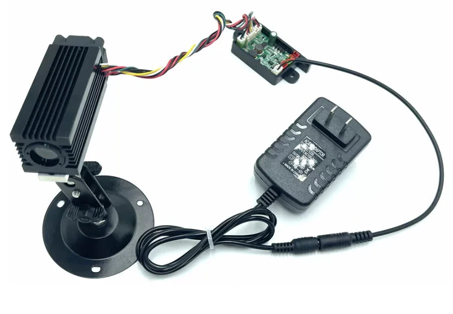 532nm 200mW Green Coarse Beam/Fine light Laser Module TTL Vue
