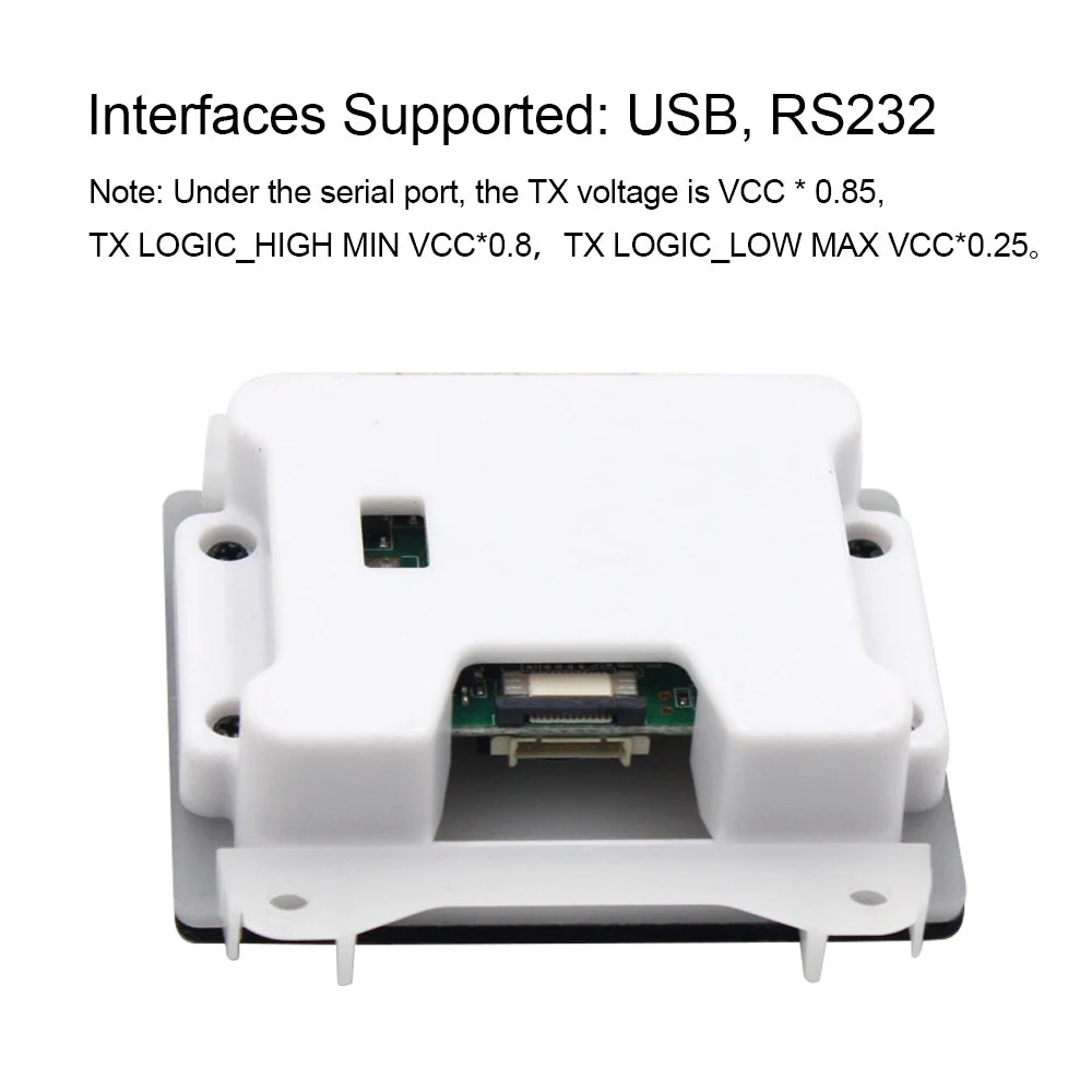 GM861 Series UART USB RS232 DC5V Barcode Scanner Reader Module 1D/2D QR Code Bar Code Reader For Android Arduino PDF417 MaxiCode Vue