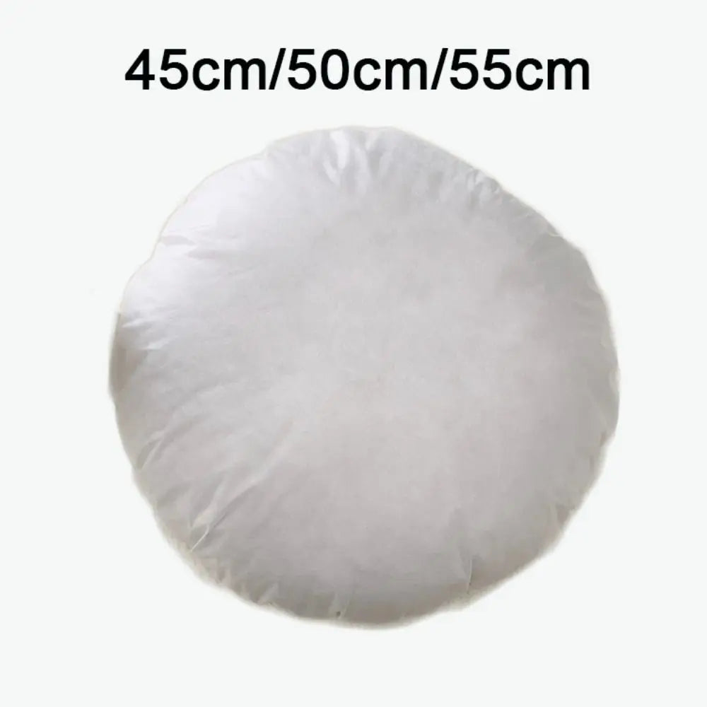 Cotton Round Pillow Core Soft White Cushion Insert Core 45/50/55cm Filling Core Cushion Interior Core Cushion/Pillow Vue