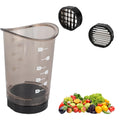 ABKW-Fruit Cutter Cup With Removable Stainless Steel Blade, Dishwasher Safe, Cup Cutter Fruit, Kitchen Aid Egg Cutter Vue As Shown