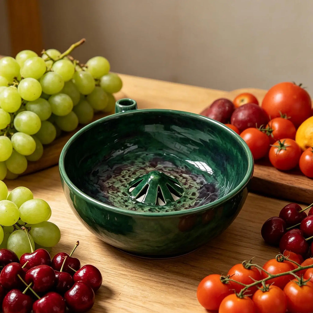 Berry Washing Bowl Rotating Berry Cleaning Colander Kitchen Fruit Washing Bowl for Vegetable Strawberry Cherry Tomato Grape Vue