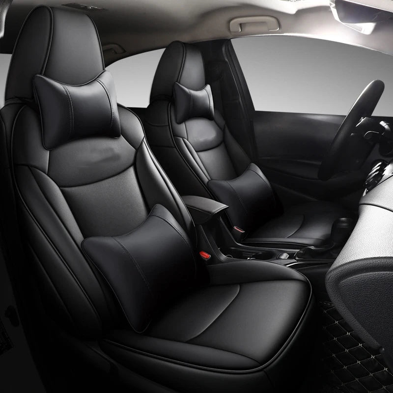 Custom Fit Car Seat Cover Compatible For Toyota Corolla 2019-2024 Full Set Seat Cushion Protective Luxury Waterproof Accessories Vue