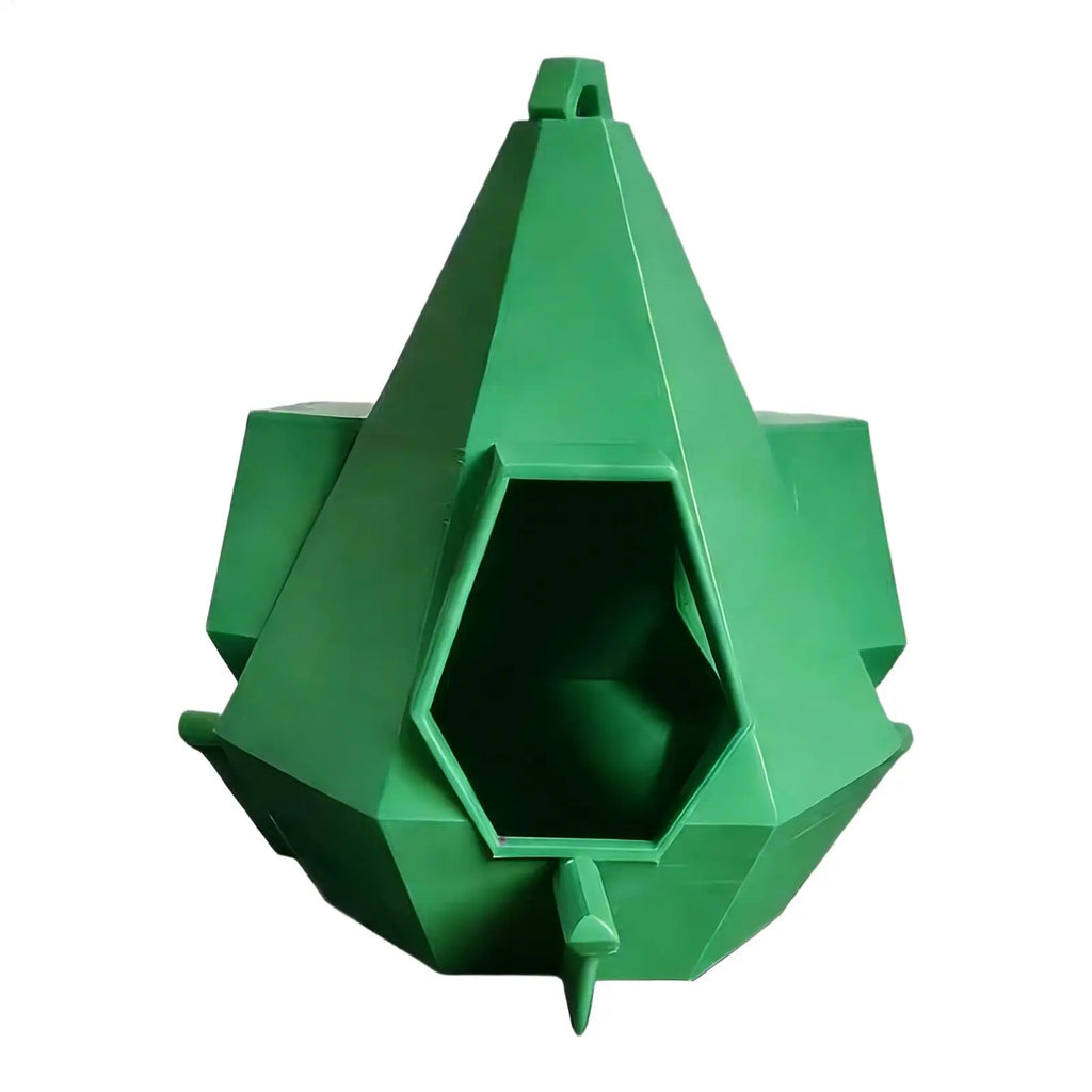 Hangable Bird Feeder House Shelter Food Station Roof Design Weather Resistant Easy Refill Wild Bird Feeders for Adults Elderly Vue