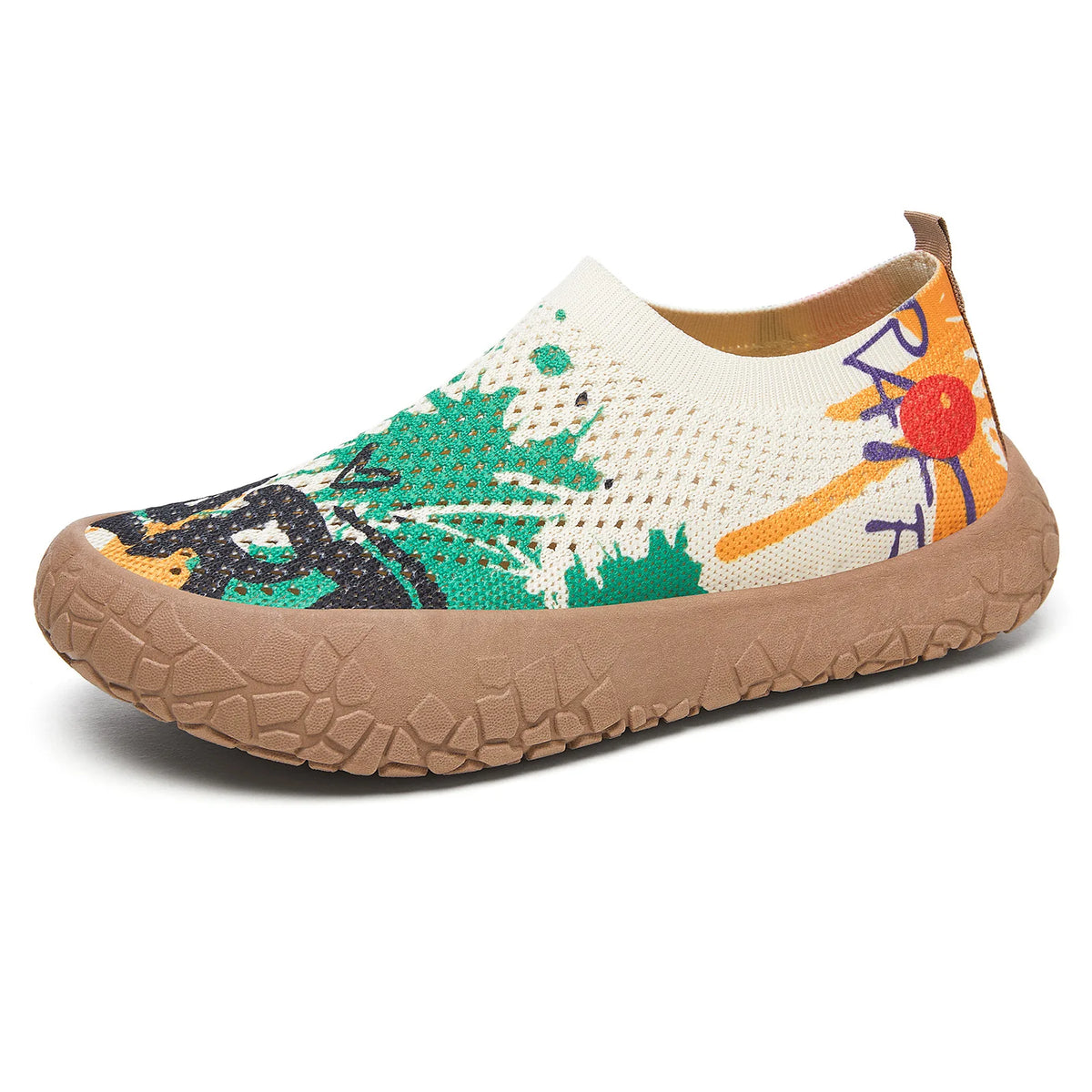 Women's Slip-On Flat Shoes – Breathable Casual Travel Flats Women's Flat Shoes Vue G-JF01-Green 39