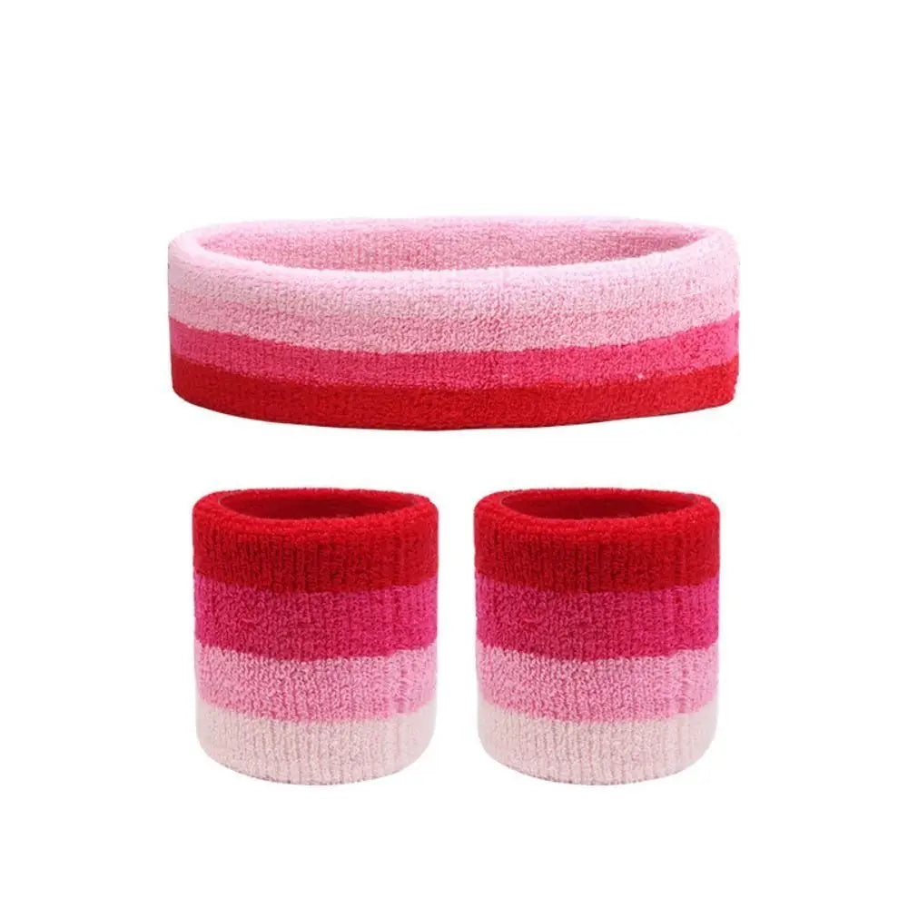 For Women Absorbent Band Basketball Tennis Headwrap Wrist Band Sweat Headband Sweatband Wristband Mens Sports Headband Vue
