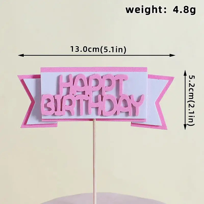 Blue Pink Balloon Cake Topper – Gender Reveal Party Decoration