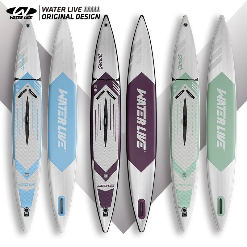 WATER LIVE Twin Set 14ft Inflatable SUP Paddle Board Family Inflatable SUP Board Vue
