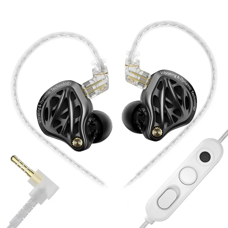 KZ Vibe X Wired In-Ear HiFi Headphones | Bass & Sport Wired In-Ear Headphones Vue Vibe-X Mic
