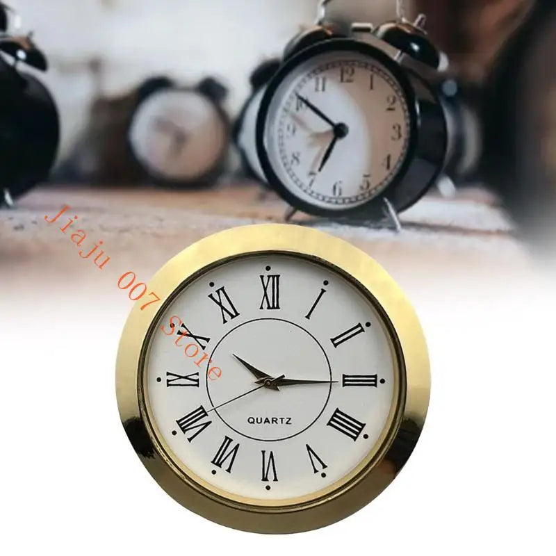 55mm Clock Head Insert with Numerals | Home & School Décor Clock Insert Vue