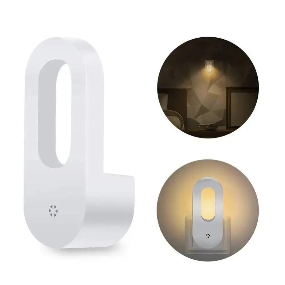 EU/US Wall Night Light Portable Ambient Lighting USB Night Light Light control 0.7W LED home lighting Nursery Vue