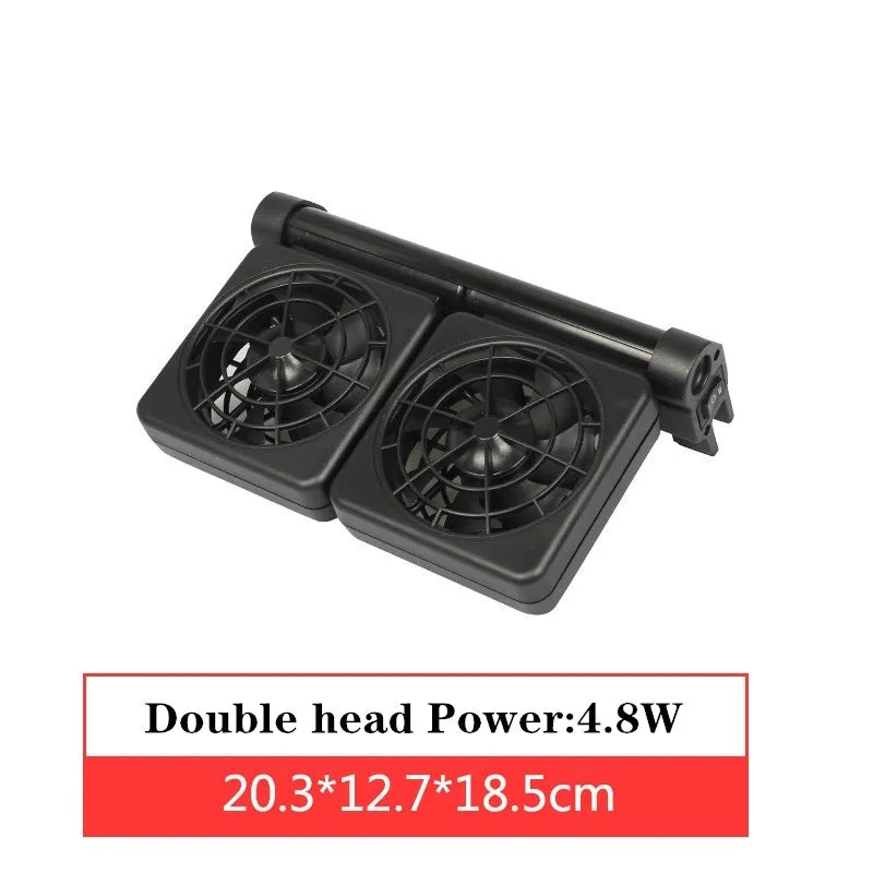 1/2/3/4 Aquarium Fans Chillers Water Temperature Control Fish Tank Cooling Fan System for Salt Fresh Water Marine Tank Pond Vue Style 2