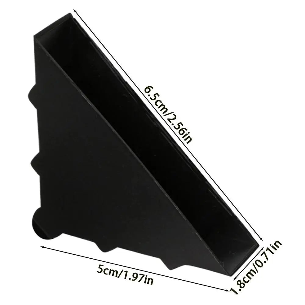 Right Triangle Glass Table Corner Protector, Kids Safety Guard for Sharp Edges, Removable Impact Cushion for Desk Picture Frame Vue A