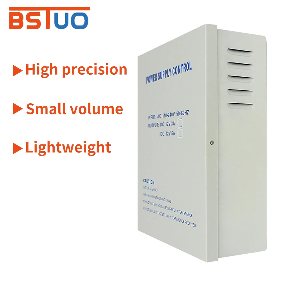 DC 12V Door Access Control System Switch Power Supply 3A 5A AC 100-240V For Electric Lock RFID Fingerprint Access Control System Vue Default Title