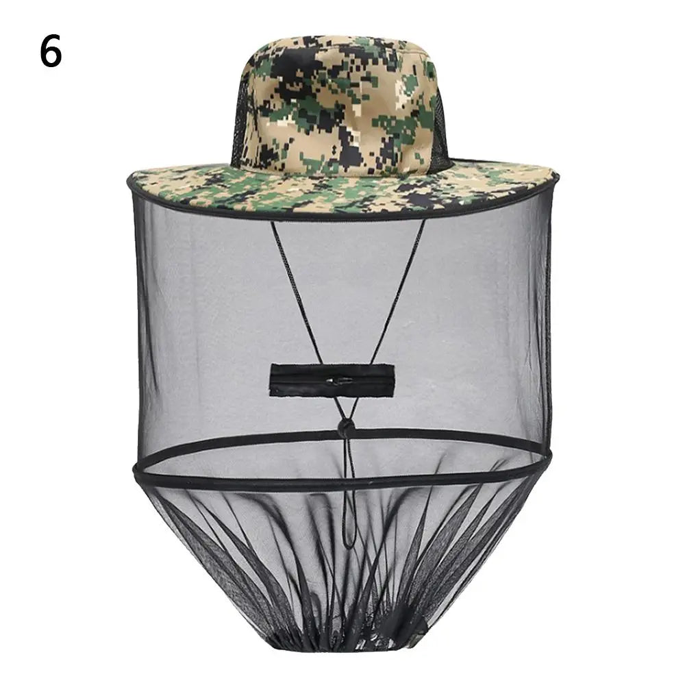 Fashion Casual Insect Bee Protection Foldable Fishing Cap Mosquito Vue 6