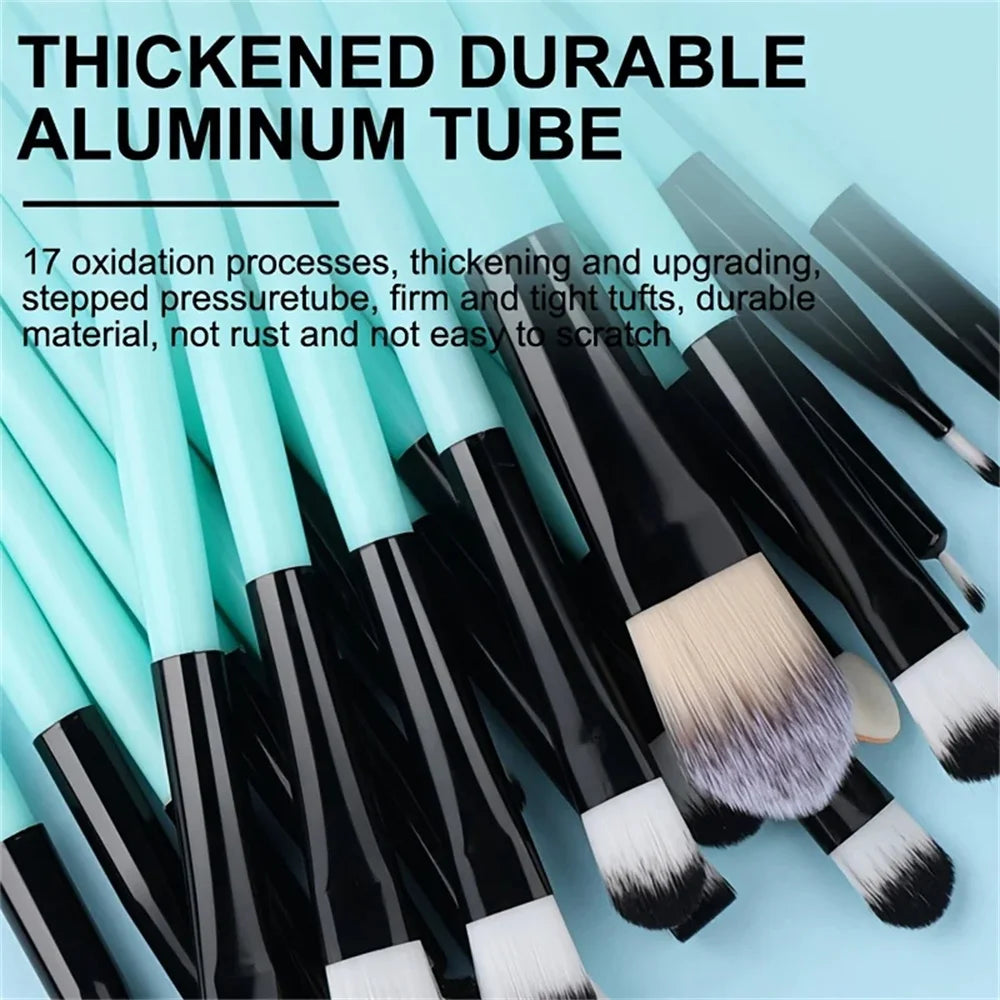 Makeup Brush and Sponge Set Professional Makeup Brush Set Beauty Blender Triangle Powder Puff Clean Powder Puff Vue