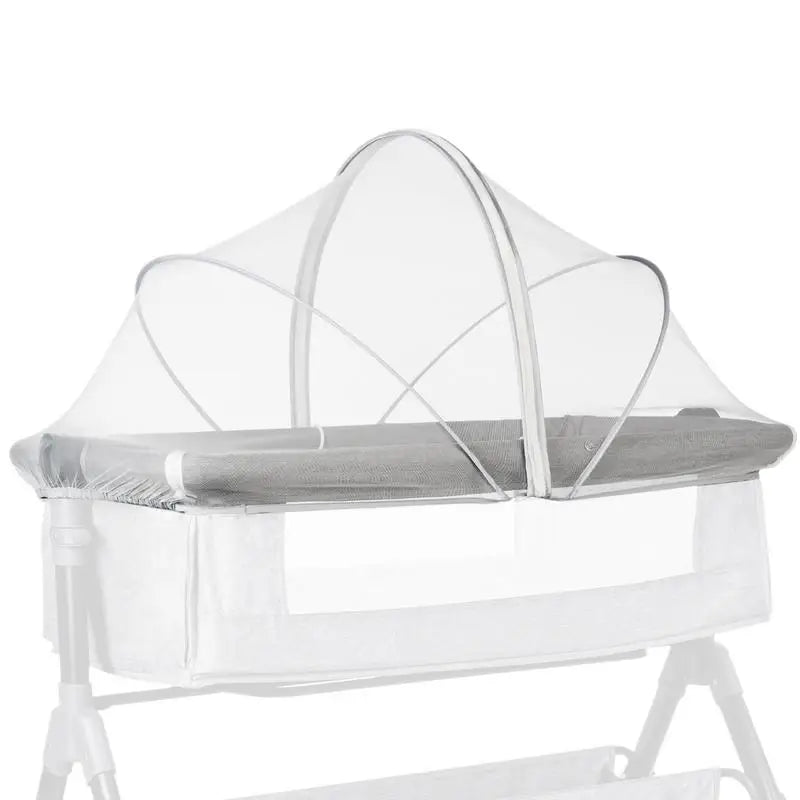 Bassinet Mosquito Net Cover Baby Crib Mosquito Net Breathable Bassinet Mesh Cover for Bassinet/Bedside Sleeper/Travel Crib Vue