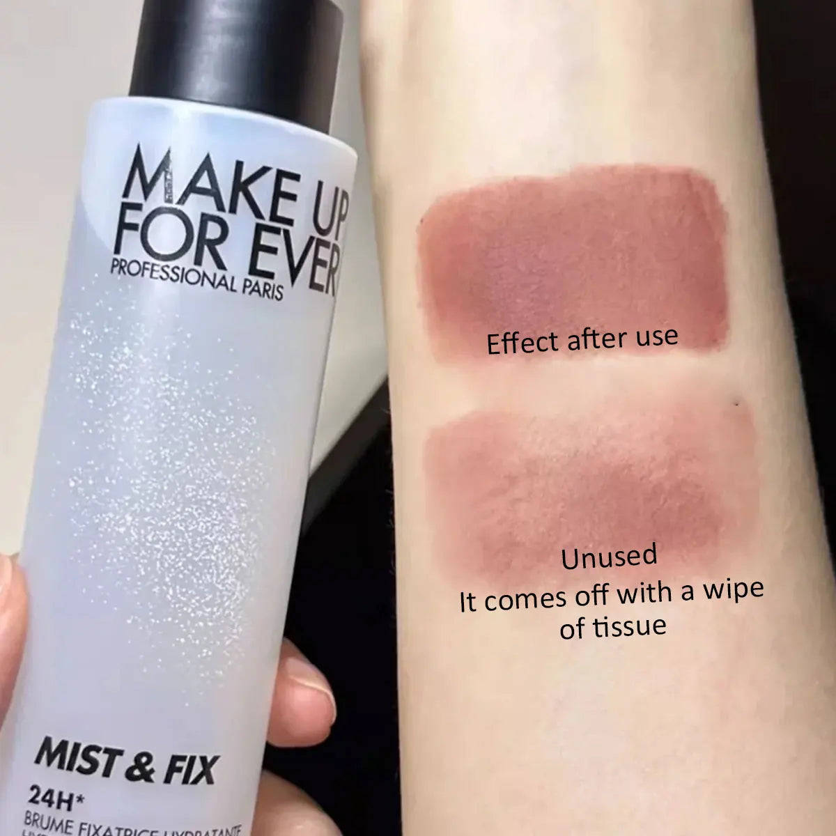 MAKE UP FOR EVER Mist & Fix,Hydrating & Oil-Control,Non-Sticky & Quick-Drying,Post-Makeup Touch-up,Humidity-Resistant,Refreshing Vue