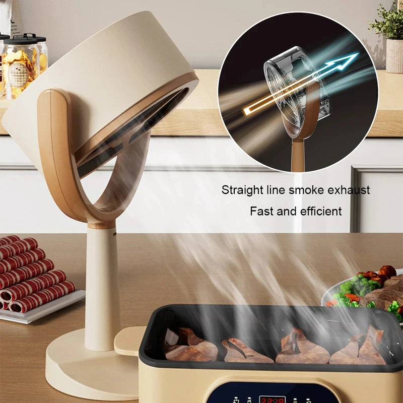 Portable Desktop Range Hood USB BBQ Smoke Extractor + 10 Filters Portable Range Hood Vue