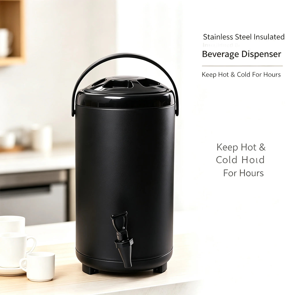 2.3 Gal Insulated Beverage Dispenser – Stainless Steel with Spigot Beverage Dispenser Vue United States