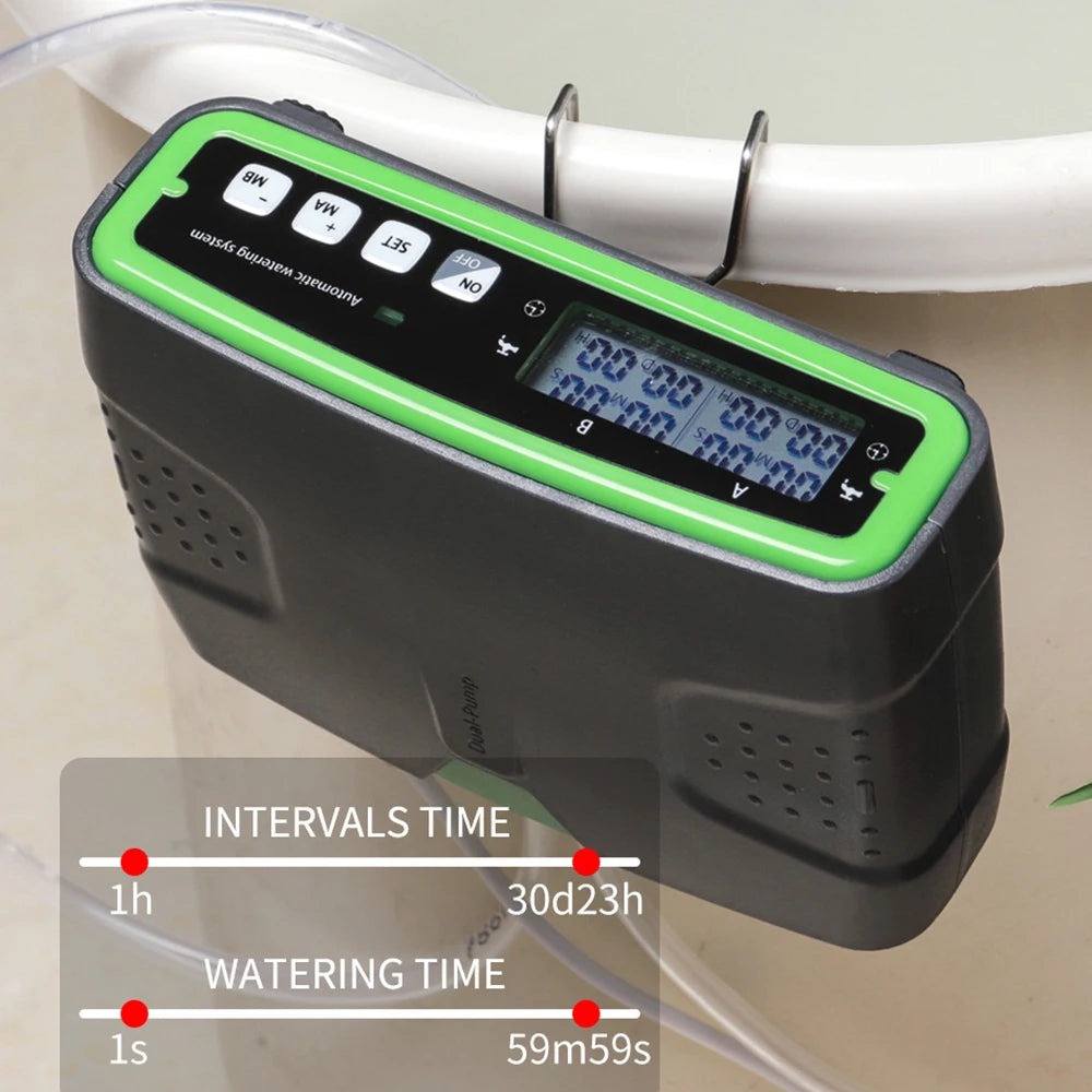 Smart WiFi APP Remote Double Pump Automatic Watering Machine Watering Pot Flower Garden Balcony Drip Irrigation Sprinkler System Vue