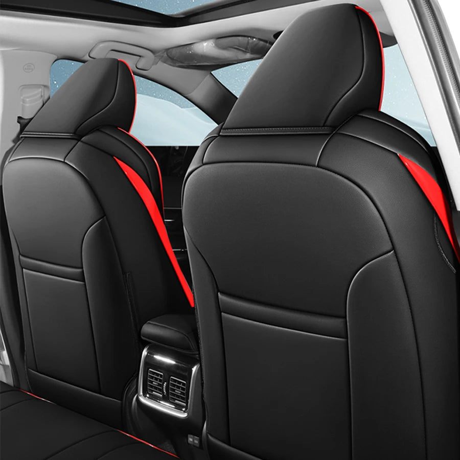 Premium Custom Fit Car Seat Covers For Toyota Venza Harrier 2022 2023 2024 Artificial Leather Full Set Interior Seat Cushion Vue