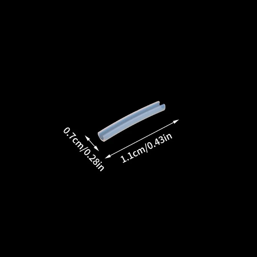 Elastic C-shaped Tube Pad for Toe Nail Ingrown Toenail Corrector Tools Foot Care Invisible Groove Straightening Clip Treatment Vue