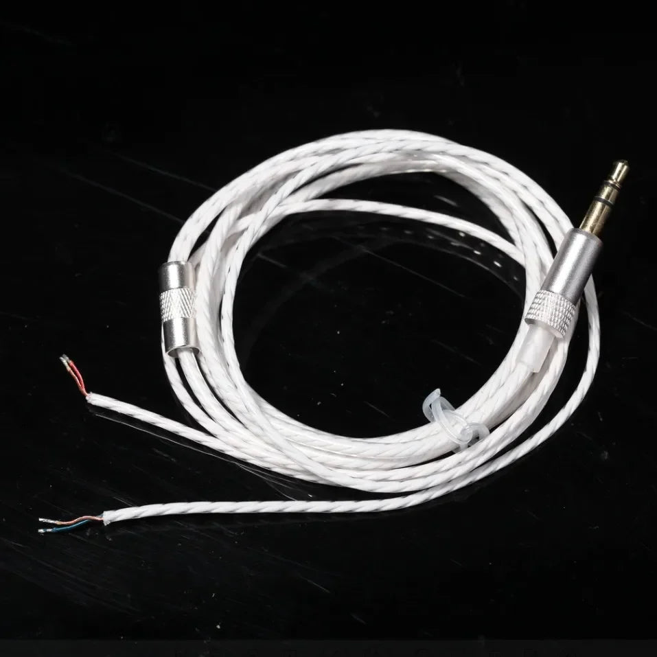 DIY PVC OFC Cord Earphone Cable Replacement Repair HiFi Audio Headphone Headset Cable Maintenance Wire 1.2M For AKG K420 Vue