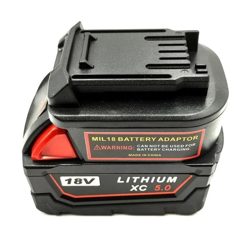 Battery Adapter Converter for Milwaukee 18V Lithium-ion Batteries Converter for WORX 5pin 20V Battery Power Tools (green Model) Vue