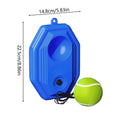 Tennis Practice Rebounder, Reaction Training Game, with String Tennis Return Ball Trainer for Party, School, Backyard, Beach Vue Blue