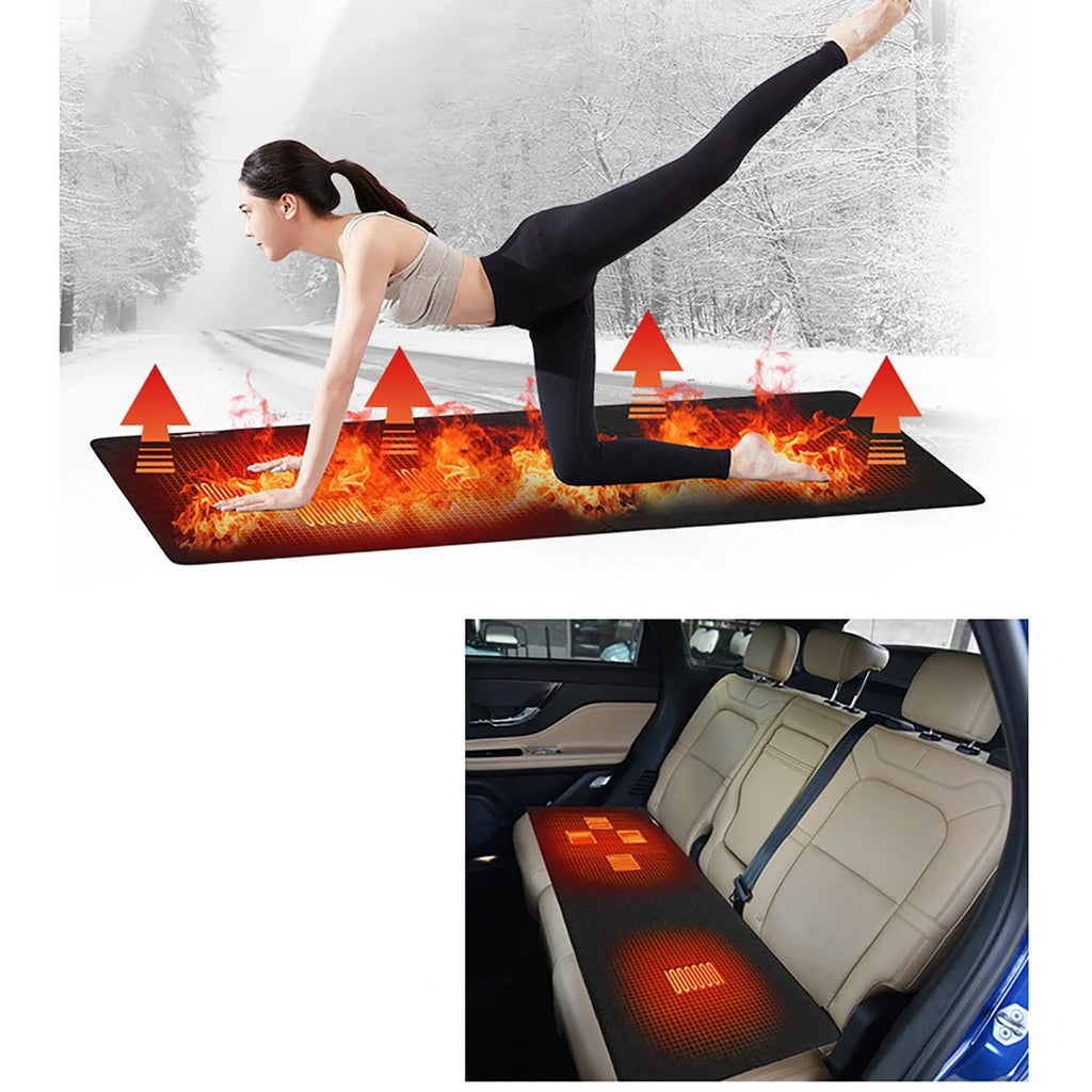 USB Electric Heated Sleeping Pad | 3-Level Camping Mattress Heated Sleeping Pad Vue