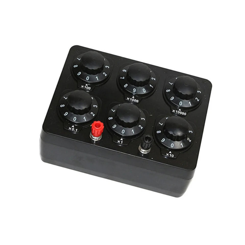 0-99999.9Ω Adjustable Resistance Box Physics Teaching Equipment Variable Load Resistor Measure EMF & Resistance Resistance Box Vue